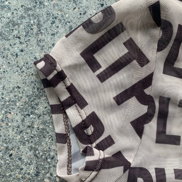 Monogram Print Top - Picture 3 of 5